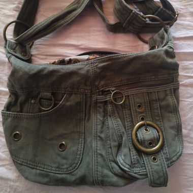 Khaki crossbody bag IVAN Collection
