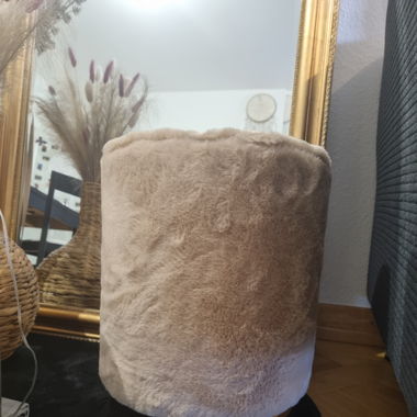 Tabouret de Décoration Beige Cachemire