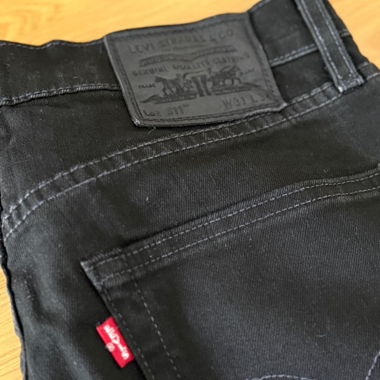 Schwarze Levi's Jeans