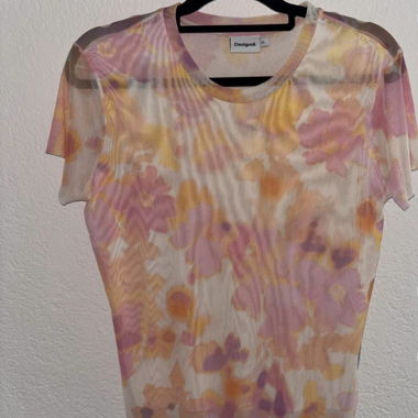 Maglietta in mesh Desigual