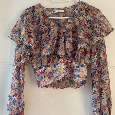 Zara Floral Blouse