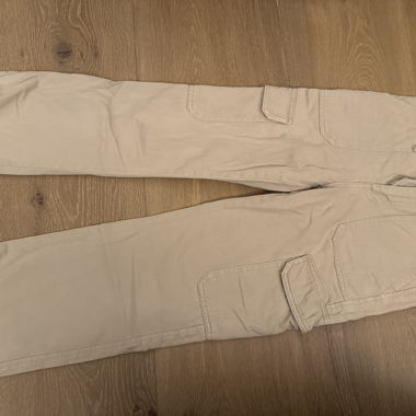 Pantaloni cargo beige