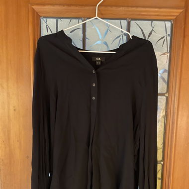 Schwarze Bluse