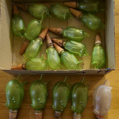 13 piccoli Bördys / 5 grandi Bördys erogatori d'acqua