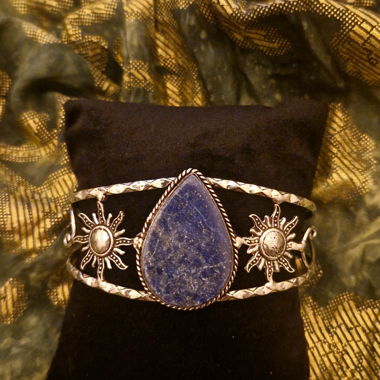Bracciale di fantasia con lapislazzuli