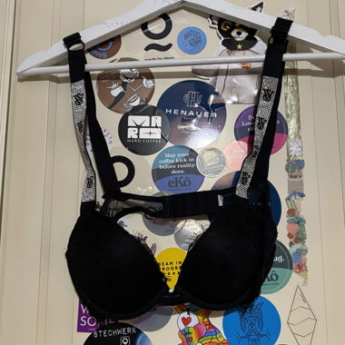 Reggiseno Victoria's Secret con spalline scintillanti