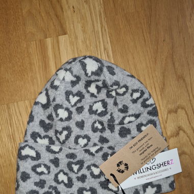 Cappello Invernale con Motivo Leopardo