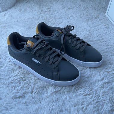 Chaussures Puma grises/or