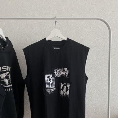 misbhv multi patch SS18 tank top