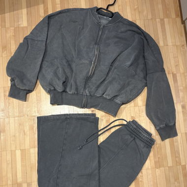 Completo jogging grigio