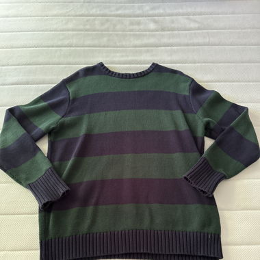 Brianna Cotton Thick Stripe Sweater