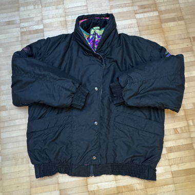 Vintage Unisex Retro Style Padded Bomber Jacket