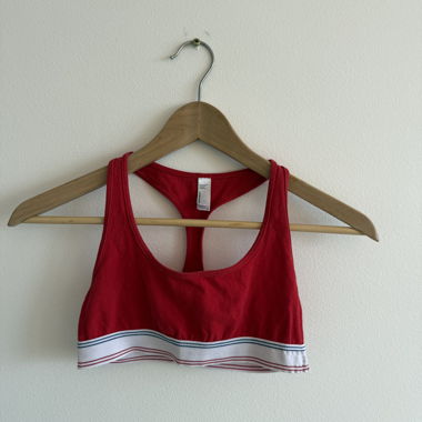 Roter Sport-BH - American Apparel