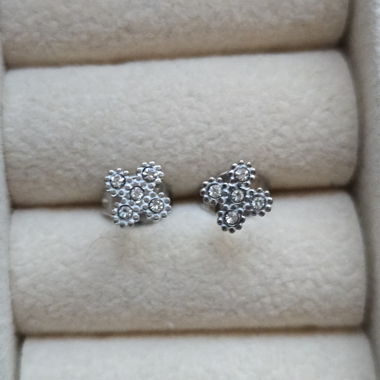 Silver-coloured Stud Earrings