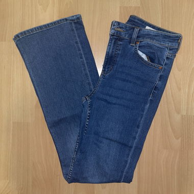 Blue Bootcut Jeans (Size: 38)