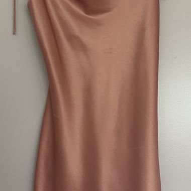 Pink Satin Dress