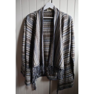 Patterned Knit Cardigan