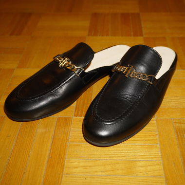 Zoccoli eleganti in pelle