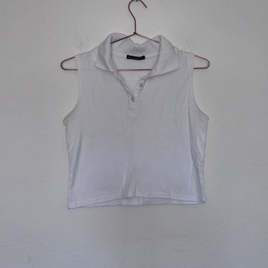 Polo sans manches court