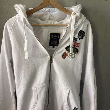 Von-Dutch-Hoodie weiss