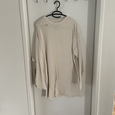 ZARA Strickkleid Beige