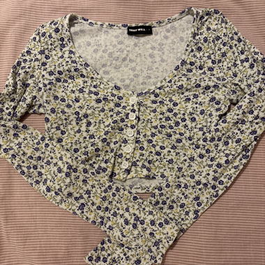 Blümchen Top