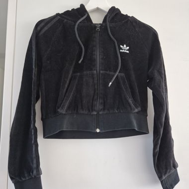 Crop Adidas Hooded Jacket