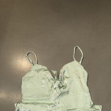 Süsses Top mit Schleife in Mint