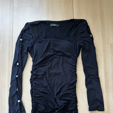 Elegantes schwarzes Kleid – Marke TODAY – Grösse S