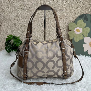 Coach Handtasche mit Schulterriemen, medium
