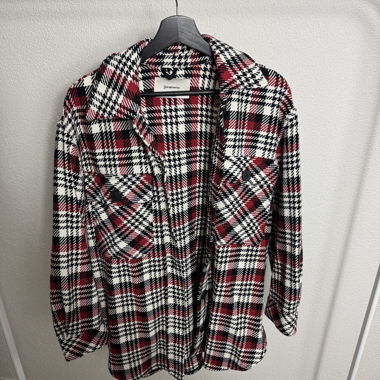 Veste à carreaux Stradivarius S