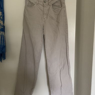 Lightweight cream corduroy pants 