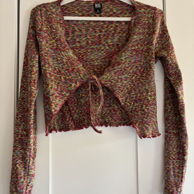 BDG, Cardigan court multicolore S