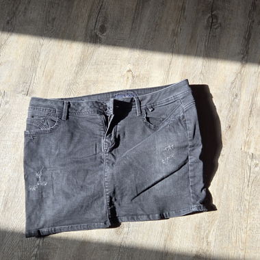 Jupe en jean noir