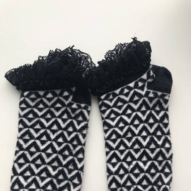 Rüschensocken (NIE GETRAGEN)