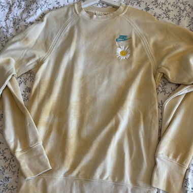Yellow Daisy Nike Sweater