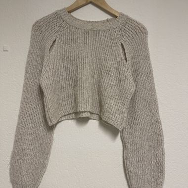 Maglione lavorato a maglia beige-oro di Tally Weijl