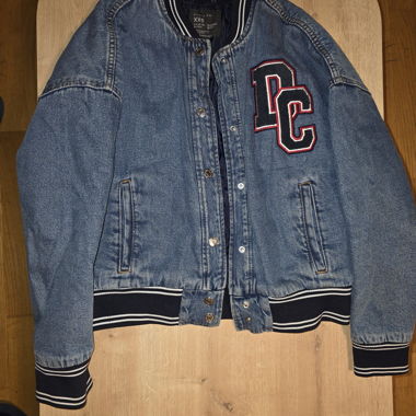 Veste denim style universitaire taille XXS