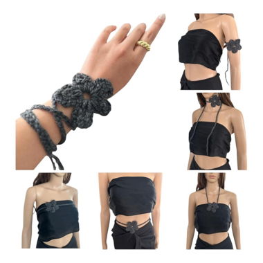 Hand-Crochet Versatile Accessories Choker belt