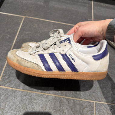 Adidas Samba sneakers white/blue