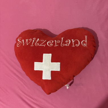 Cuscino Cuore Svizzera