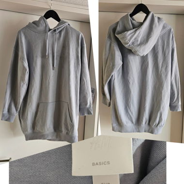 Felpa Basics grigia XS