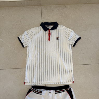 Fila combo polo and short, Size M (Borg Outfit)