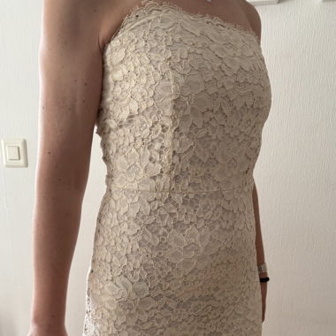 Robe dentelle bustier Zara - été élégante M