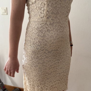 Robe dentelle bustier Zara - été élégante M
