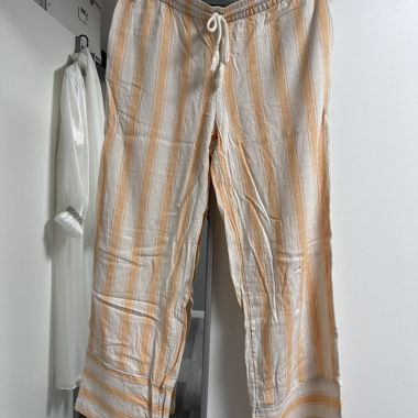 Pantalon décontracté rayé