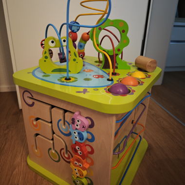 Holzwürfel für Aktivitäten HAPE