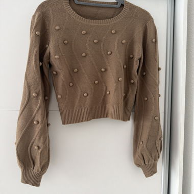 Maglione Marrone a Pallini
