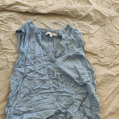 Blaue Bluse