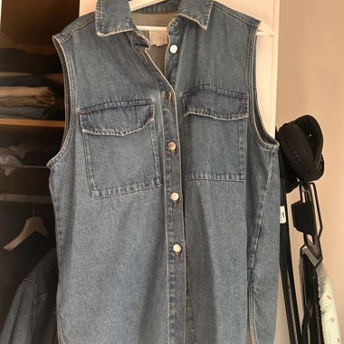 Ärmellose Jeansweste